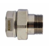 Згін американка 1" пряма, "Koer"