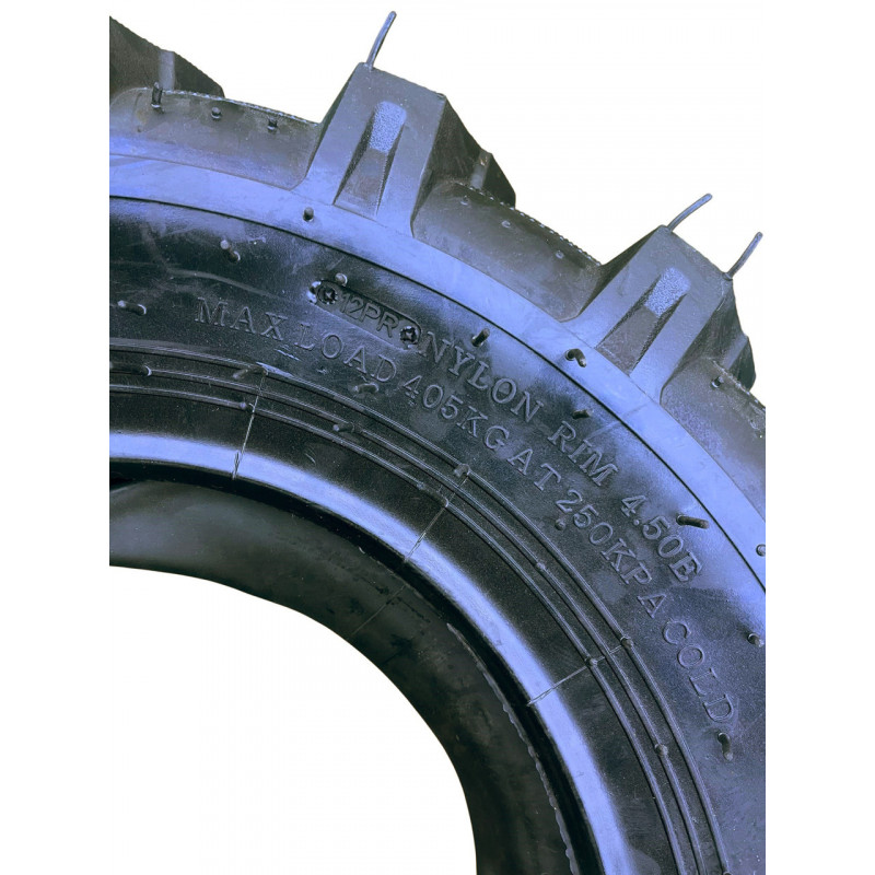 Шина з камерою 6.00-12 12PR (MaxLoad 405 кг, 32 шипи) для мотоблока, мінітрактора, культиватора