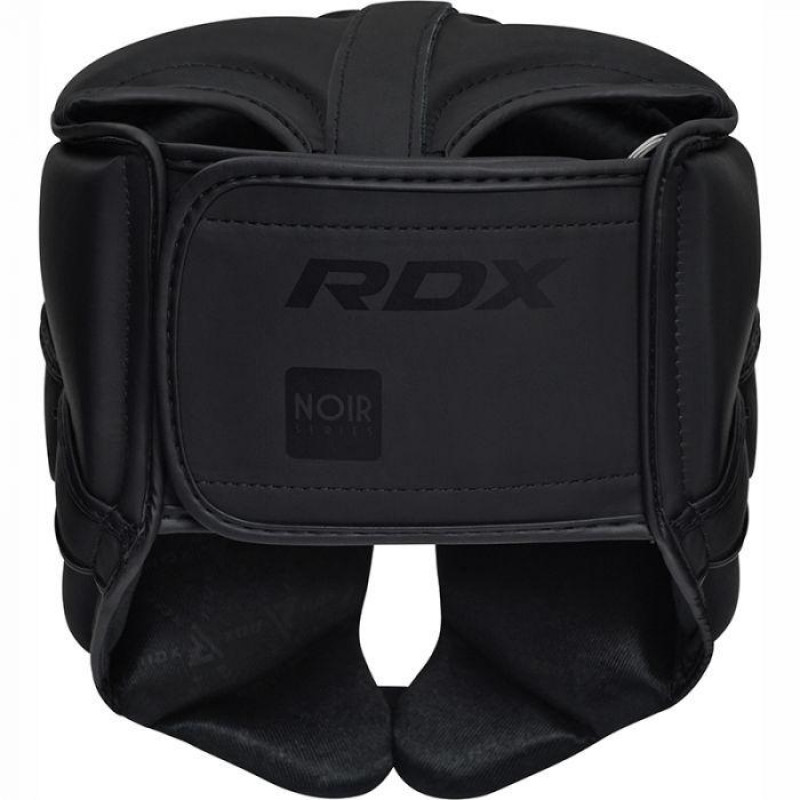 Боксерський шолом RDX T15 Matte Black L