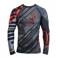 Рашгард з довгим рукавом VNK Contact Red XL