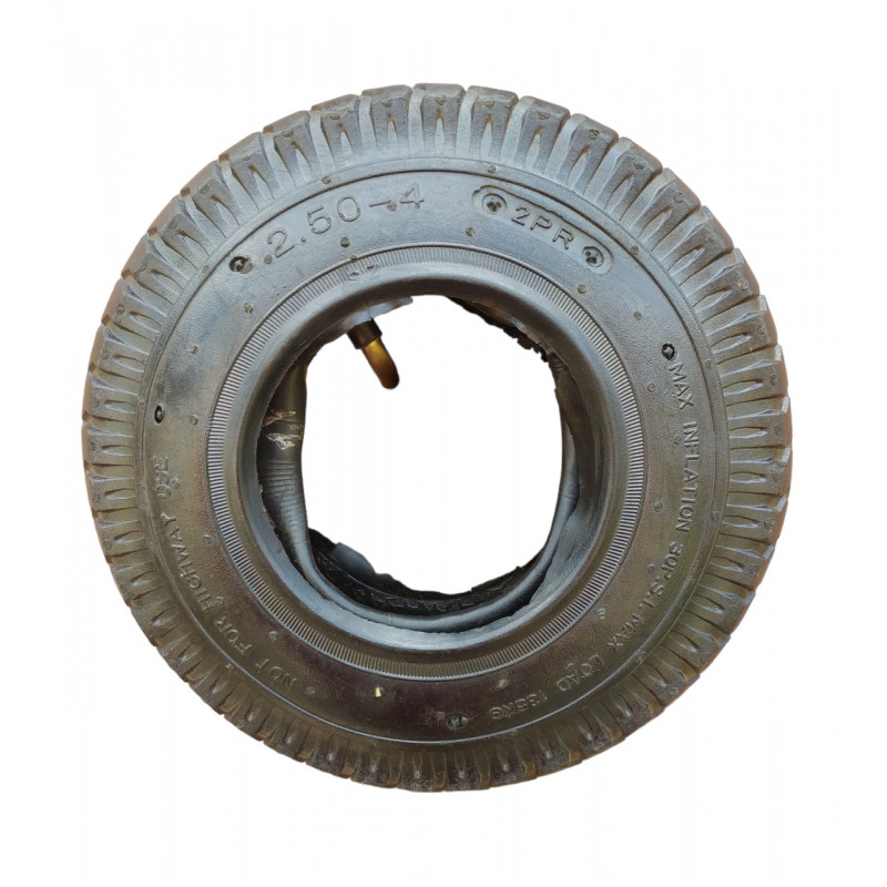 Покришка з камерою 2.50-4 (2PR) для тачки, візки