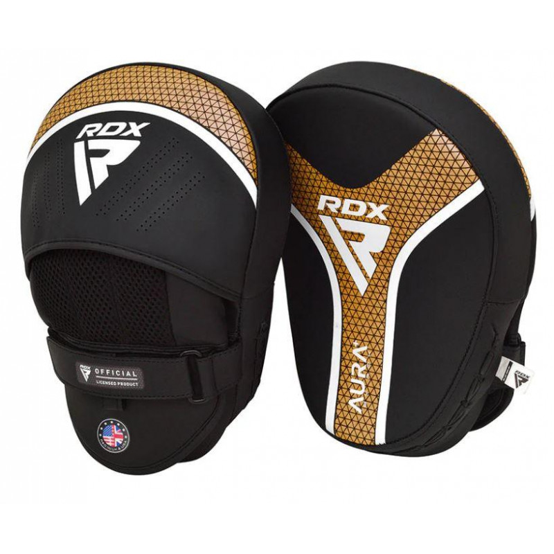 Лапи боксерські RDX T17 Aura Black Gold