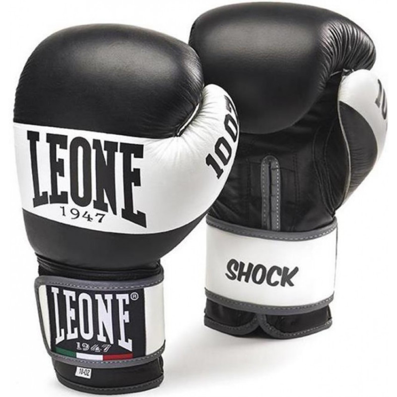 Боксерські рукавички Leone Shock Black 12 ун.