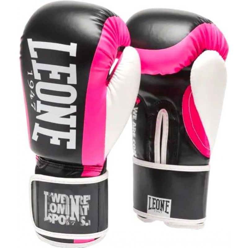 Боксерські рукавички Leone Logo Wacs Fuxia 10 ун.