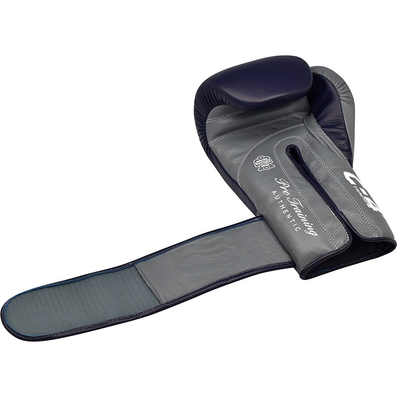 Перчатки боксерские RDX Leather Pro C4 Blue 14 ун.