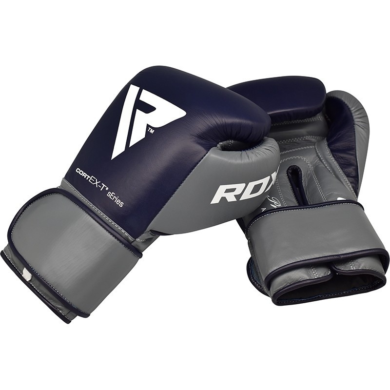 Перчатки боксерские RDX Leather Pro C4 Blue 14 ун.