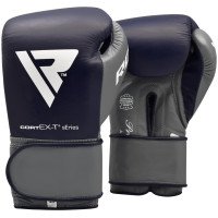 Перчатки боксерские RDX Leather Pro C4 Blue 14 ун.