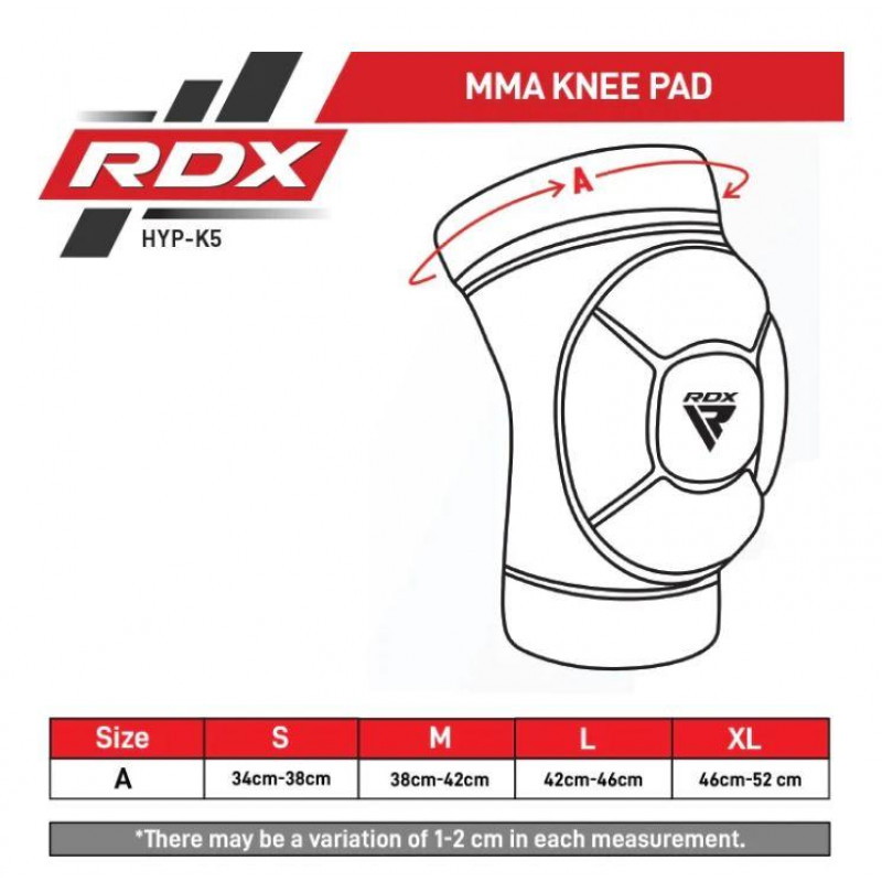 Наколінники RDX K5 Black/White S