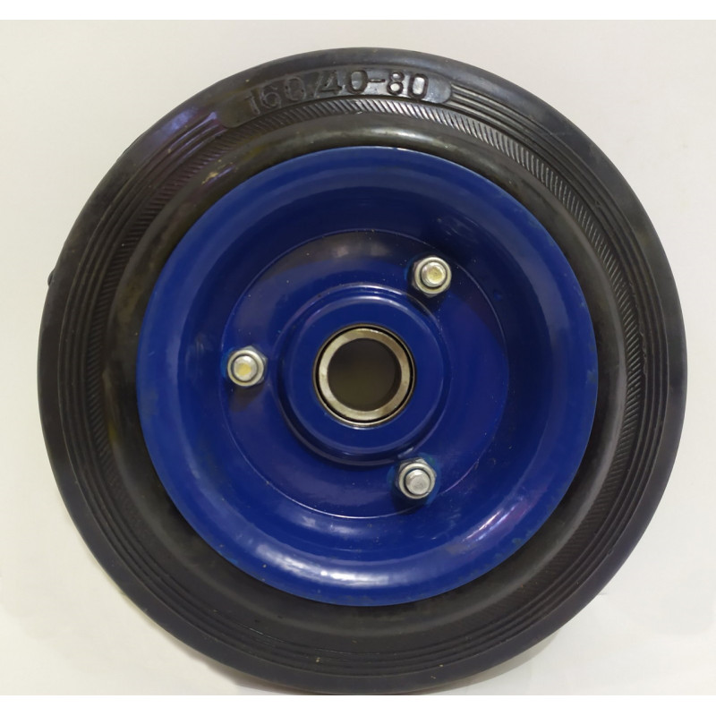 Колесо лите 160 мм, вісь 17 мм