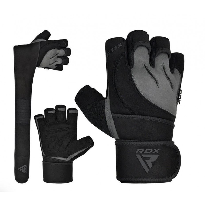Рукавички для фітнесу RDX L4 Micro Gray/Black XL