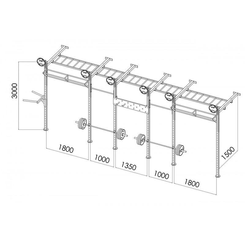 Кросфіт станція V`Noks EXO 6-2 W
