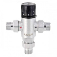 Триходовий змішувальний клапан 3/4, що регулюється