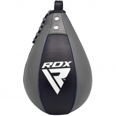 Пневмогрушь боксерская RDX Leather Pro Blue M без крепления