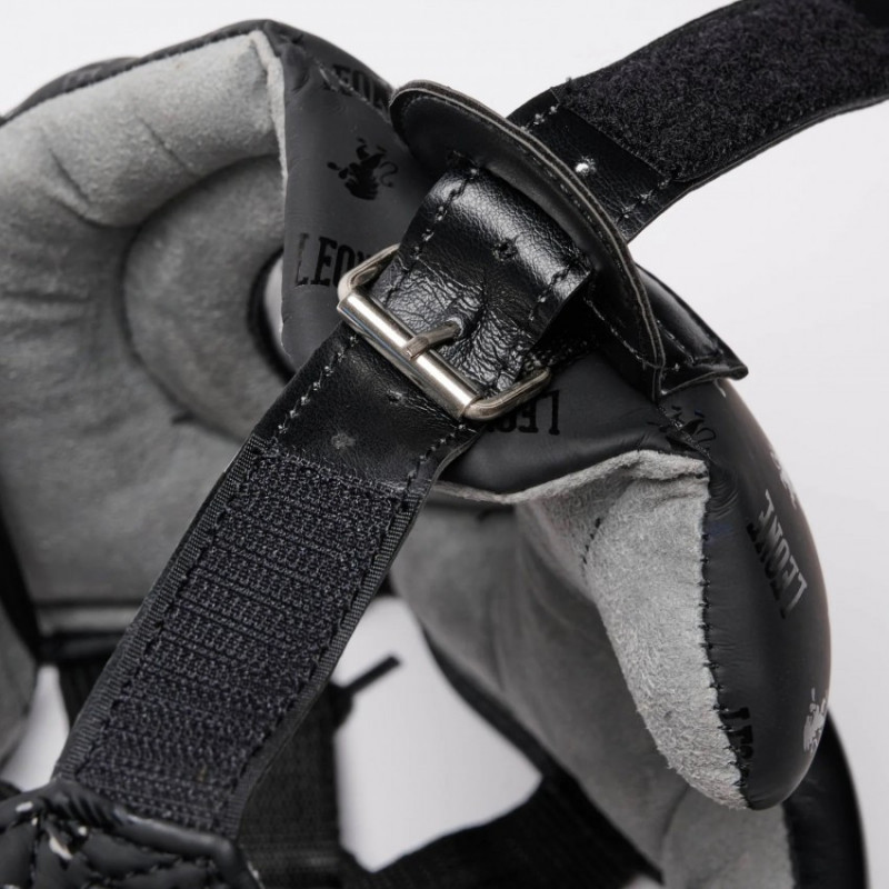 Боксерський шолом Leone DNA Black L