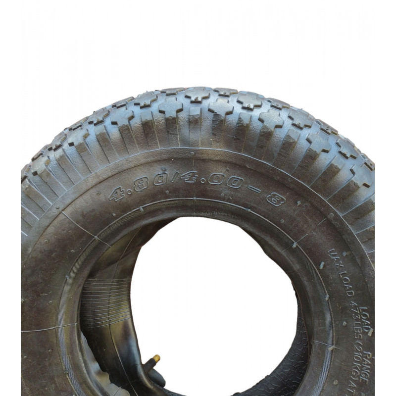 Покришка з камерою 4.00-8 (4.80/4.00-8) 2PR/4PR на садов-будівельну  тачку