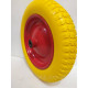 Колесо на тачку пінополіуретанове 3.00-8/16 мм (13х3) діаметром 330 мм