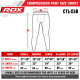 Штани компресійні RDX Lycra Black M