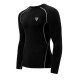 Рашгард з довгим рукавом RDX Lycra Black L