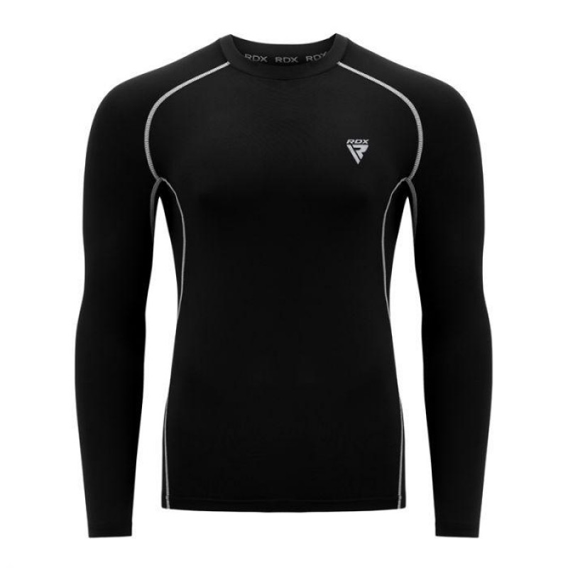 Рашгард с длинным рукавом RDX Lycra Black 2XL