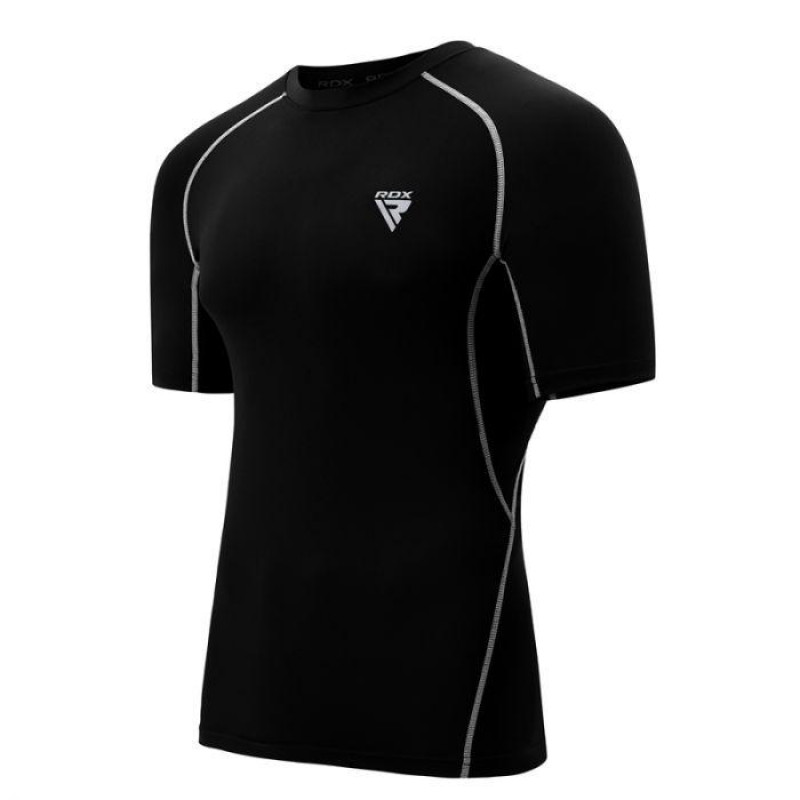 Рашгард с коротким рукавом RDX Lycra Black S