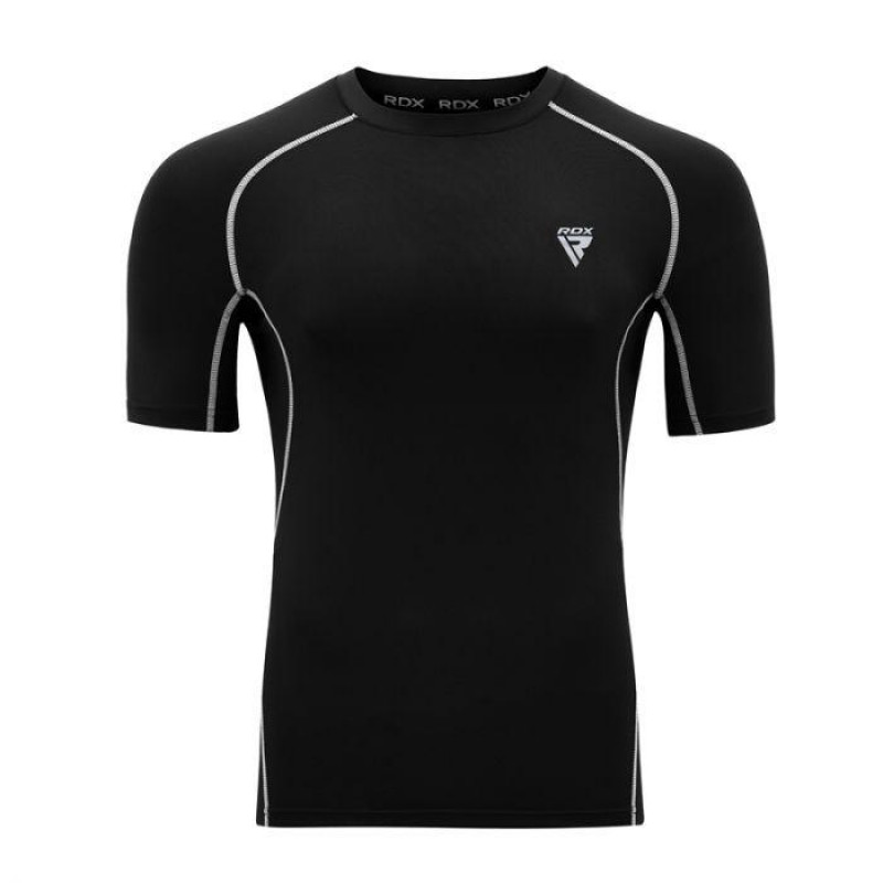 Рашгард с коротким рукавом RDX Lycra Black S
