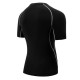 Рашгард с коротким рукавом RDX Lycra Black XL