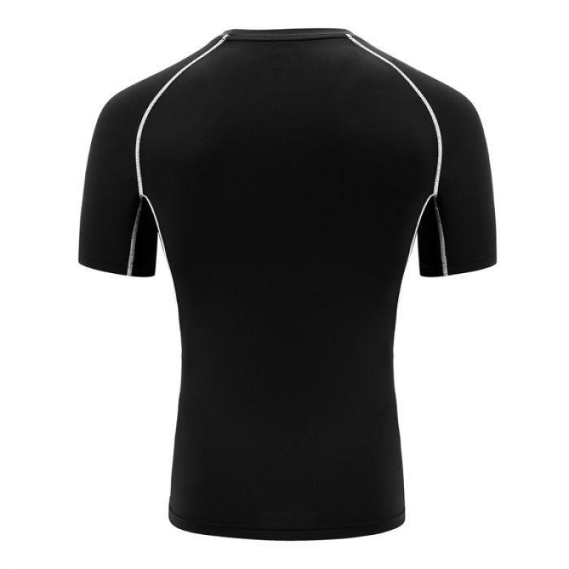 Рашгард с коротким рукавом RDX Lycra Black 2XL