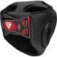 Боксерский шлем тренировочный RDX Guard Black M