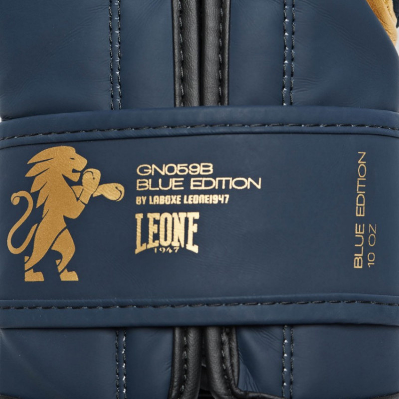 Боксерські рукавички Leone Mono Blue 14 ун.