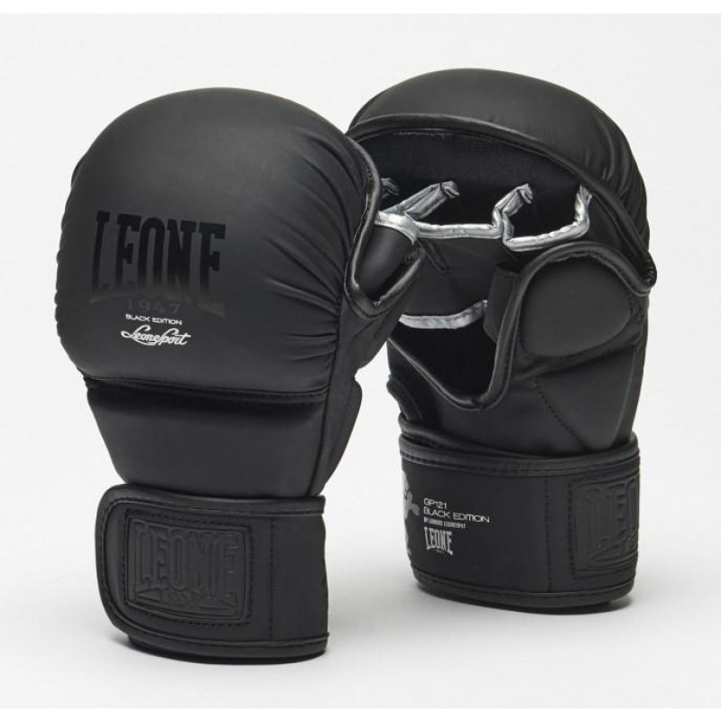 Рукавички ММА Leone Black M