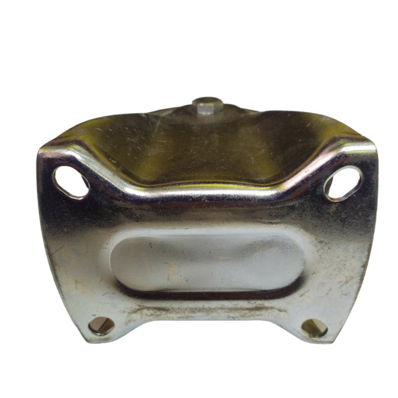 Колесо 160 мм на чорній гумі, не поворотне (глухе)