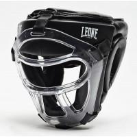 Боксерський шолом Leone Plastic Pad Black XS/S