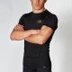 Рашгард с коротким рукавом Leone Black/Gold L