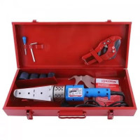 Паяльник Koer для пластикових / PP-R труб та фітінгу, 700 Вт (насадки 20-40 мм), ножиці, Чехія