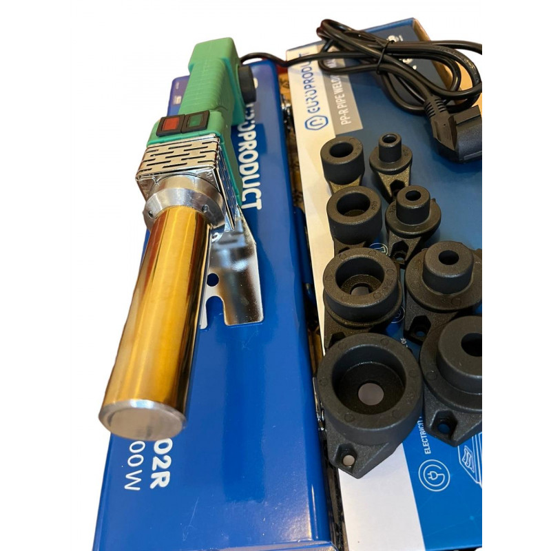 Паяльник для пластикових труб 900W (16-32 мм), "EUROPRODUCT" (трубчастий)