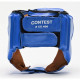 Боксерський шолом для змагань Leone Contest Blue M