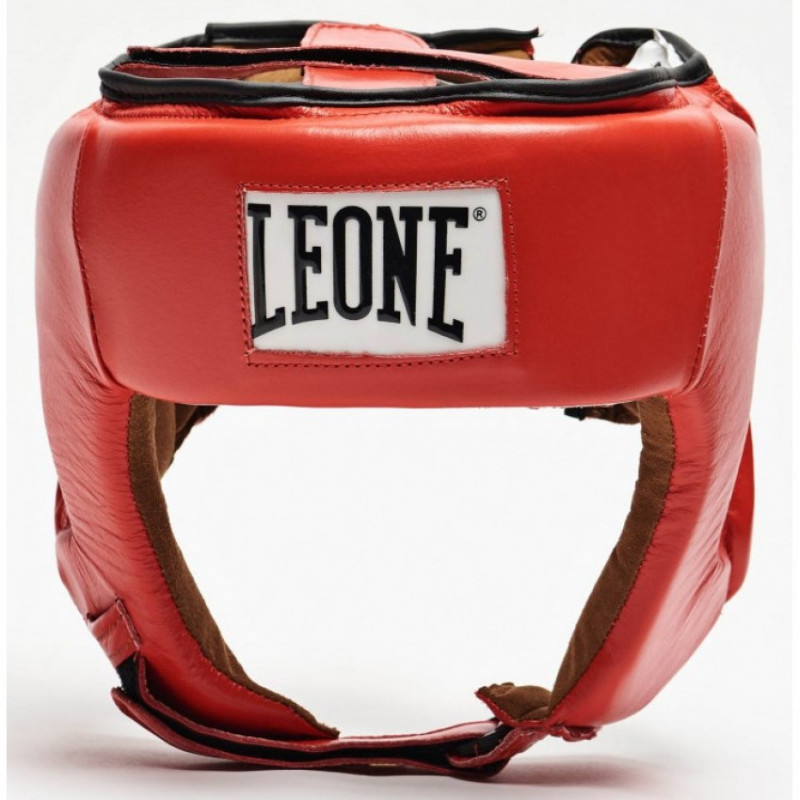 Боксерський шолом для змагань Leone Contest Red S