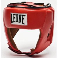 Боксерский шлем для состязаний Leone Contest Red S