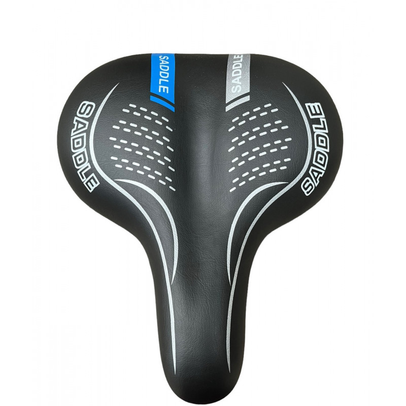 Велосідло без пружин, комфортне, велике, м'яке. Модель 7234