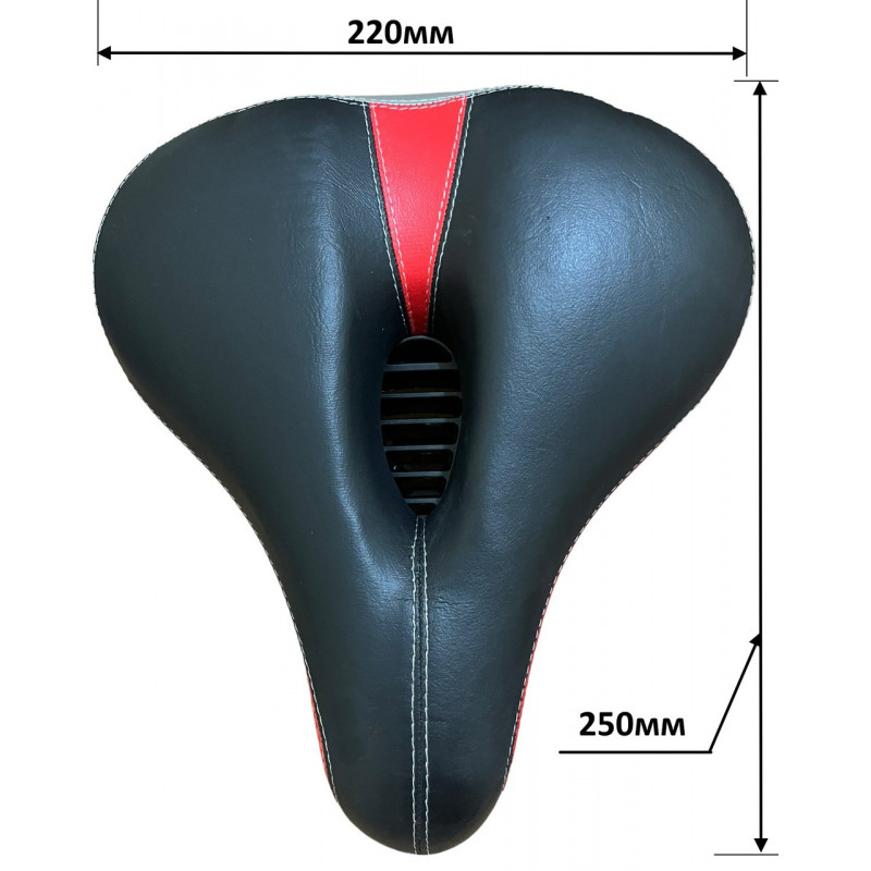 Велосідло з пружинами, комфортне, велике, м'яке. Модель "Д"