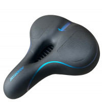 Велосідло з ГЕЛЕВИМ наповнювачем, без пружин, комфортне, велике, м'яке.