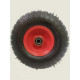 Колесо на тачку діаметром 250 мм, модель 3.50-4/20 (4.10/3.50-4), надувне