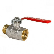 Кран кульовий 3/4" Гайка-Штуцер "Важіль", латунний "Koer"
