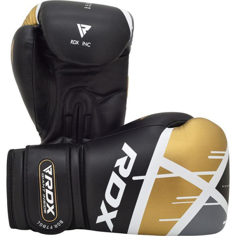 Боксерские перчатки RDX Rex Leather Black 14 ун.
