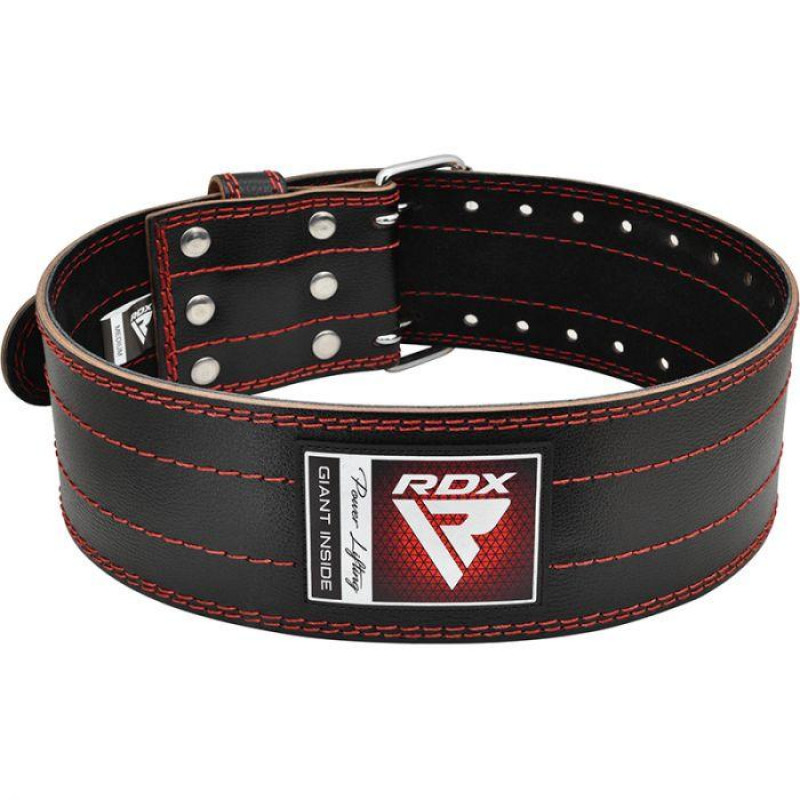 Пояс для тяжелой атлетики RDX Leather Black XL