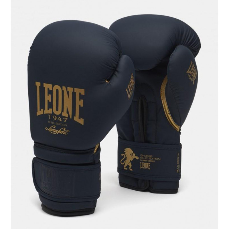 Боксерські рукавички Leone Mono Blue 12 ун.