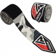 Бинты боксерские RDX Fibra Gray Camo 4.5m