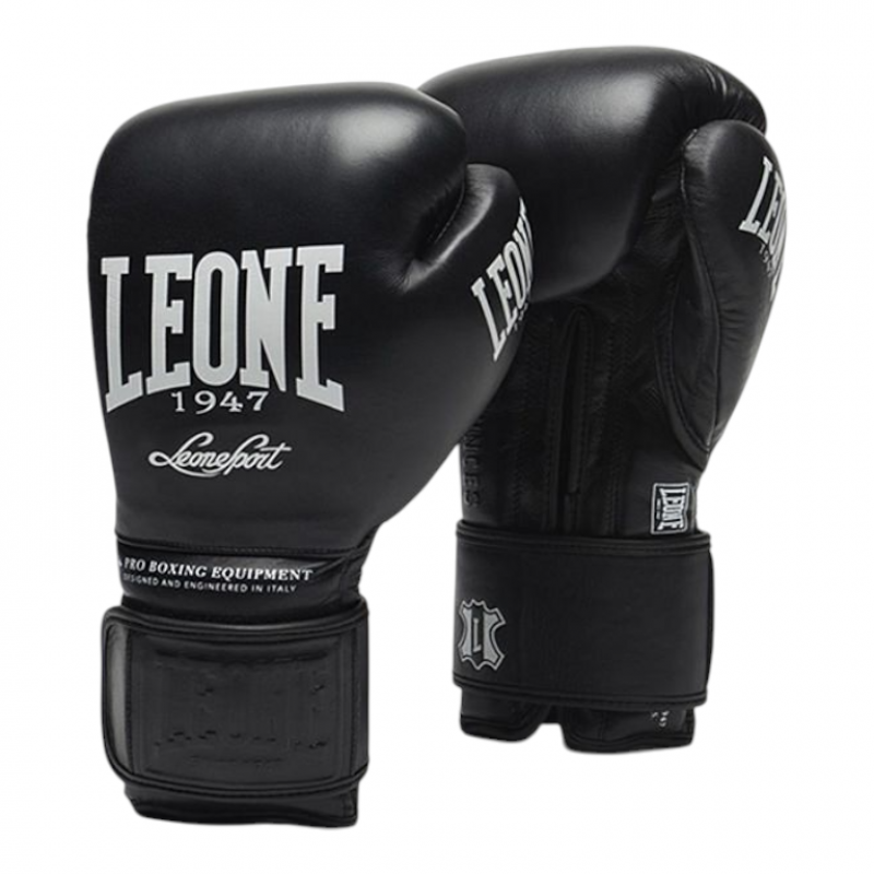 Боксерские перчатки Leone Greatest Black 14 ун.