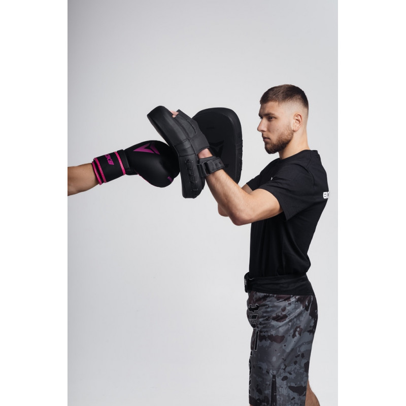 Боксерские перчатки V`Noks Ultima Black Fuxia 12 ун.