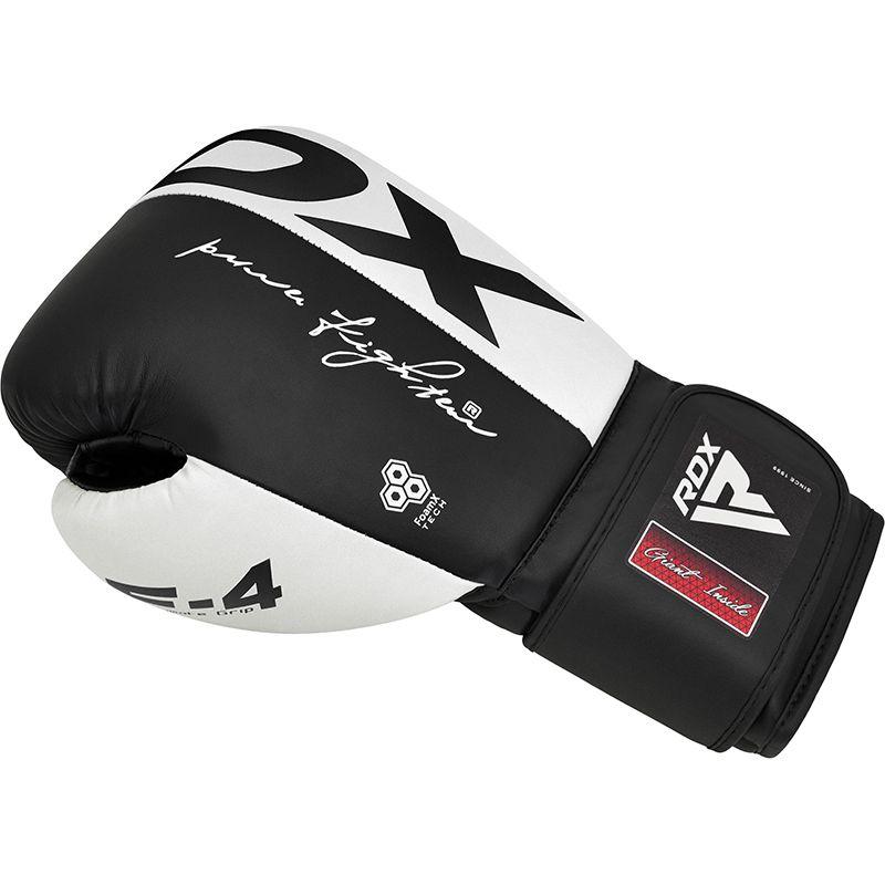Боксерські рукавички RDX F4 White 16 ун.
